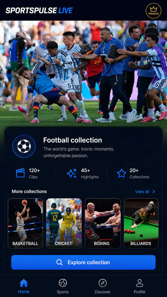 SPORTSPULSE LIVE football collection preview
